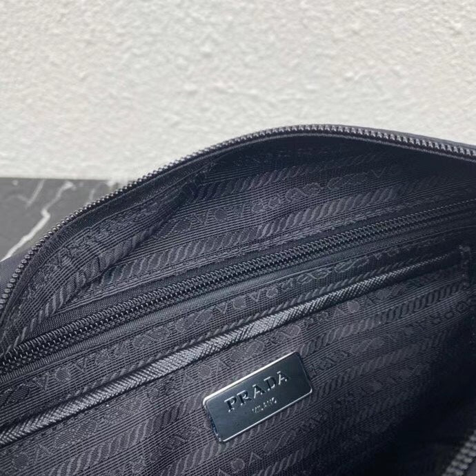 Pra Small 27 Shoulder Bag in Black Re-nylon