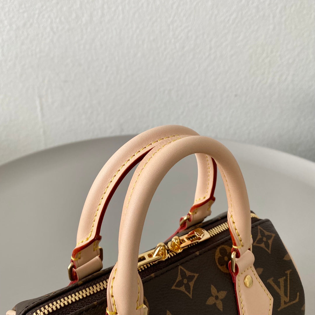 Speedy Bandoulière 25 Brown Monogram Canvas