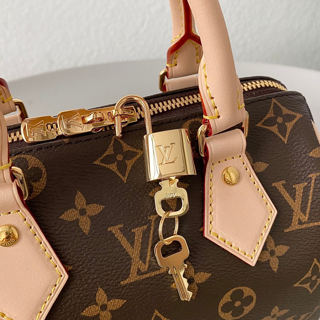 Speedy Bandoulière 25 Brown Monogram Canvas