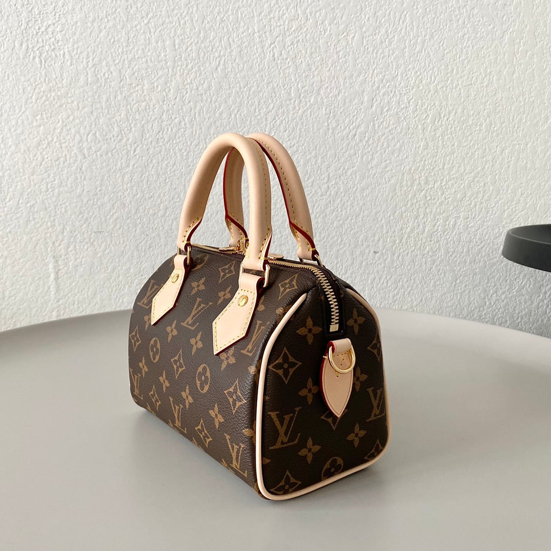 Speedy Bandoulière 25 Brown Monogram Canvas