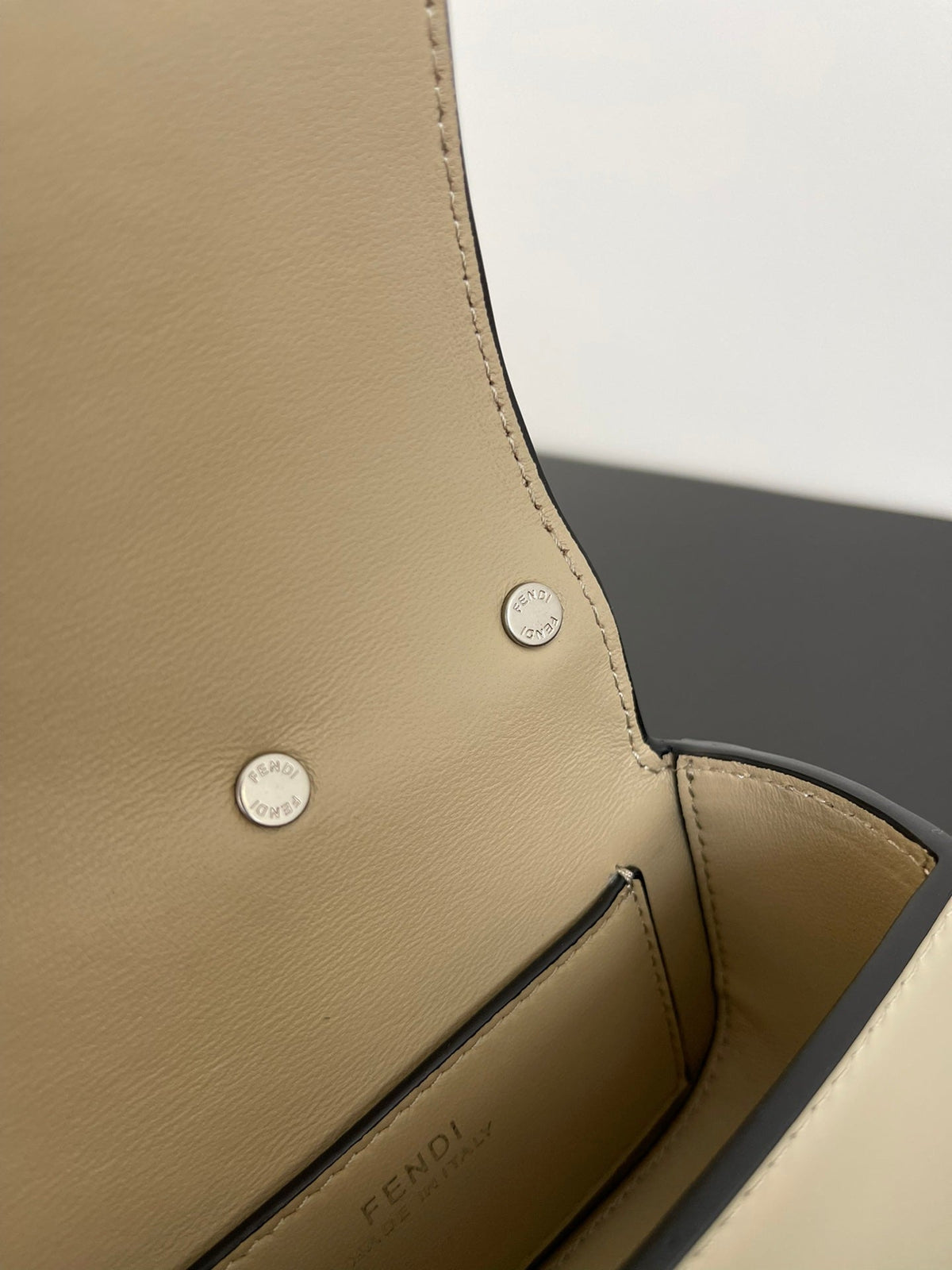 Mini First Sight 13 Bag in Tan Brown Calfskin with Silver Hardware
