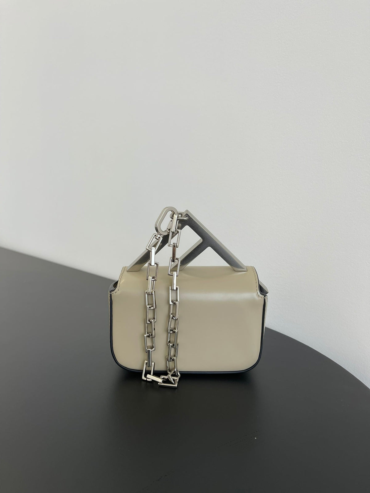 Mini First Sight 13 Bag in Tan Brown Calfskin with Silver Hardware