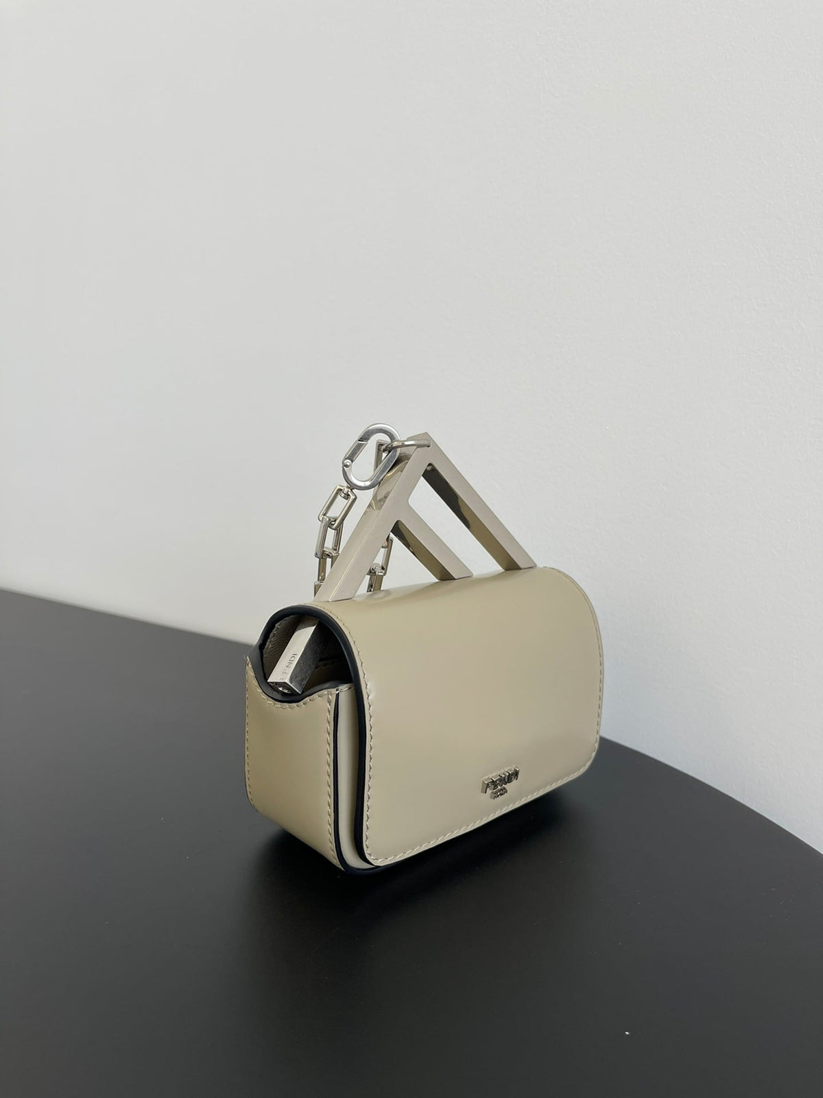 Mini First Sight 13 Bag in Tan Brown Calfskin with Silver Hardware