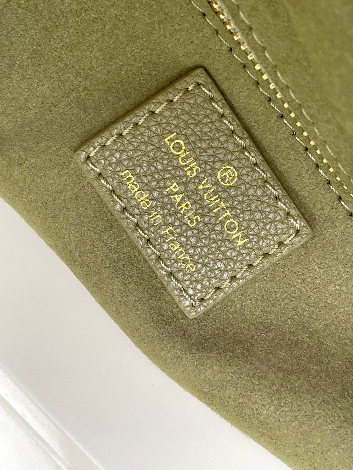 Neverfull MM 32 Khaki Cream Monogram Empreinte Leather