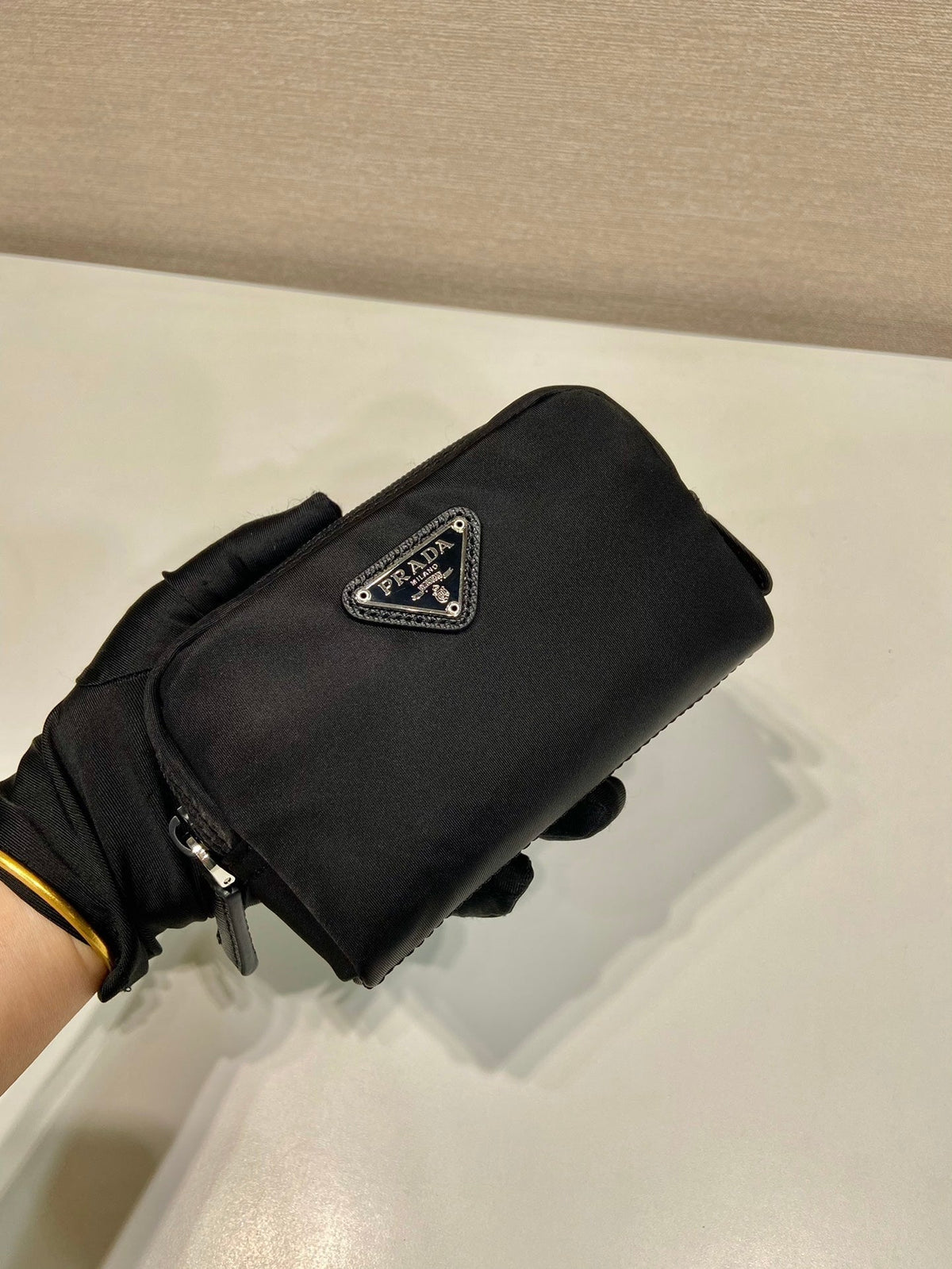 Pra Clutch 12 in Black Re-nylon