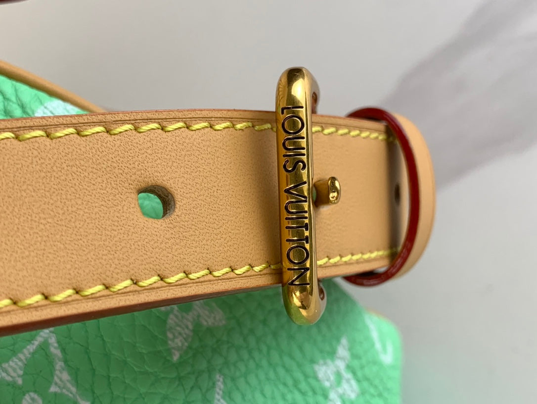 Speedy P9 Bandoulière 25 in Emerald Green Monogram Calfskin