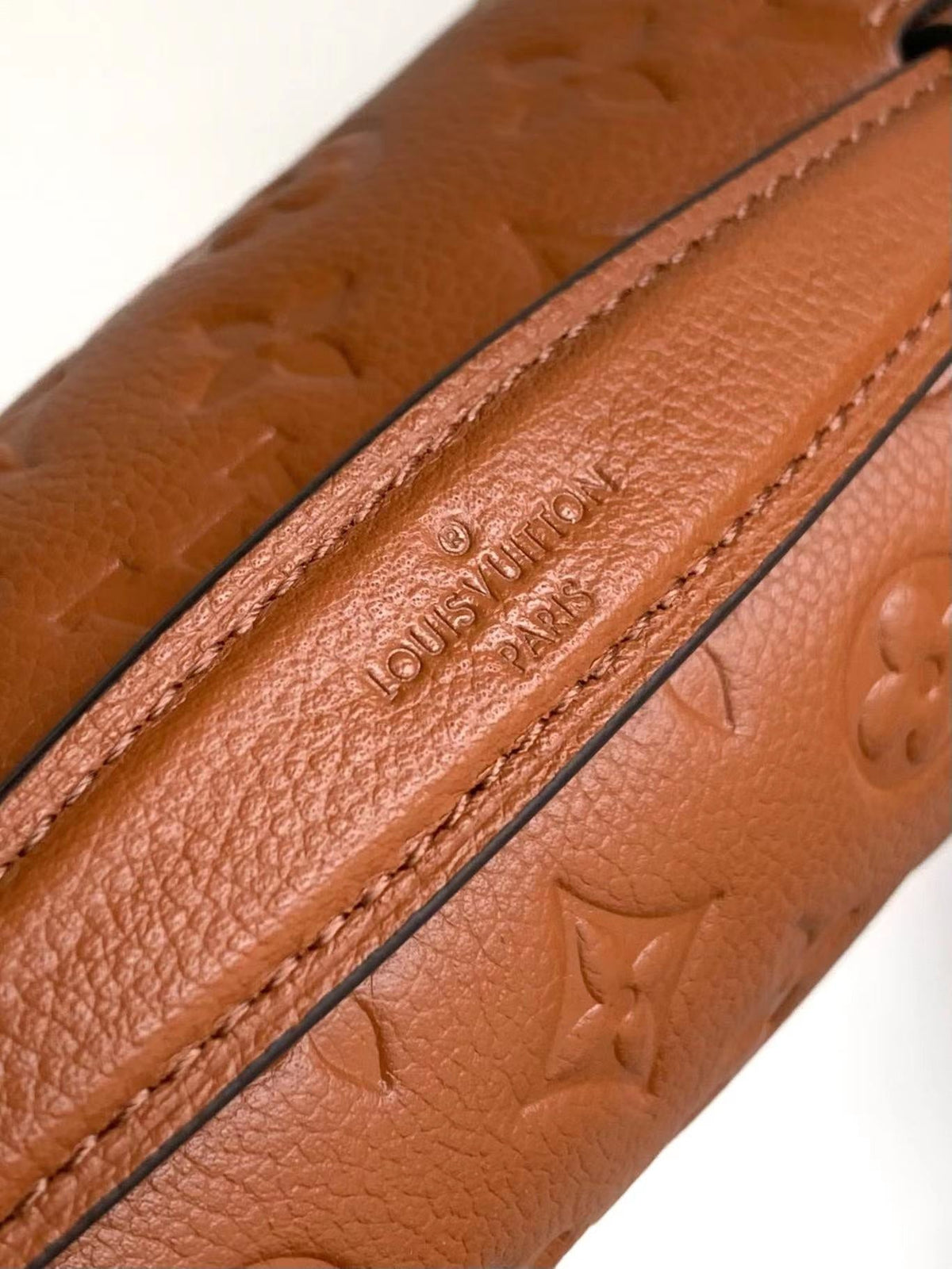 Pochette Métis 25 in Cognac Monogram Empreinte Leather Gold Hardware