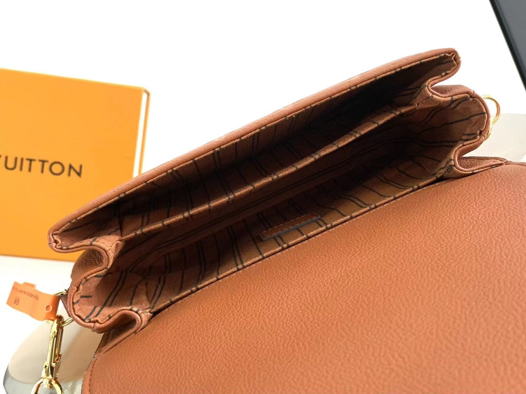 Pochette Métis 25 in Cognac Monogram Empreinte Leather Gold Hardware