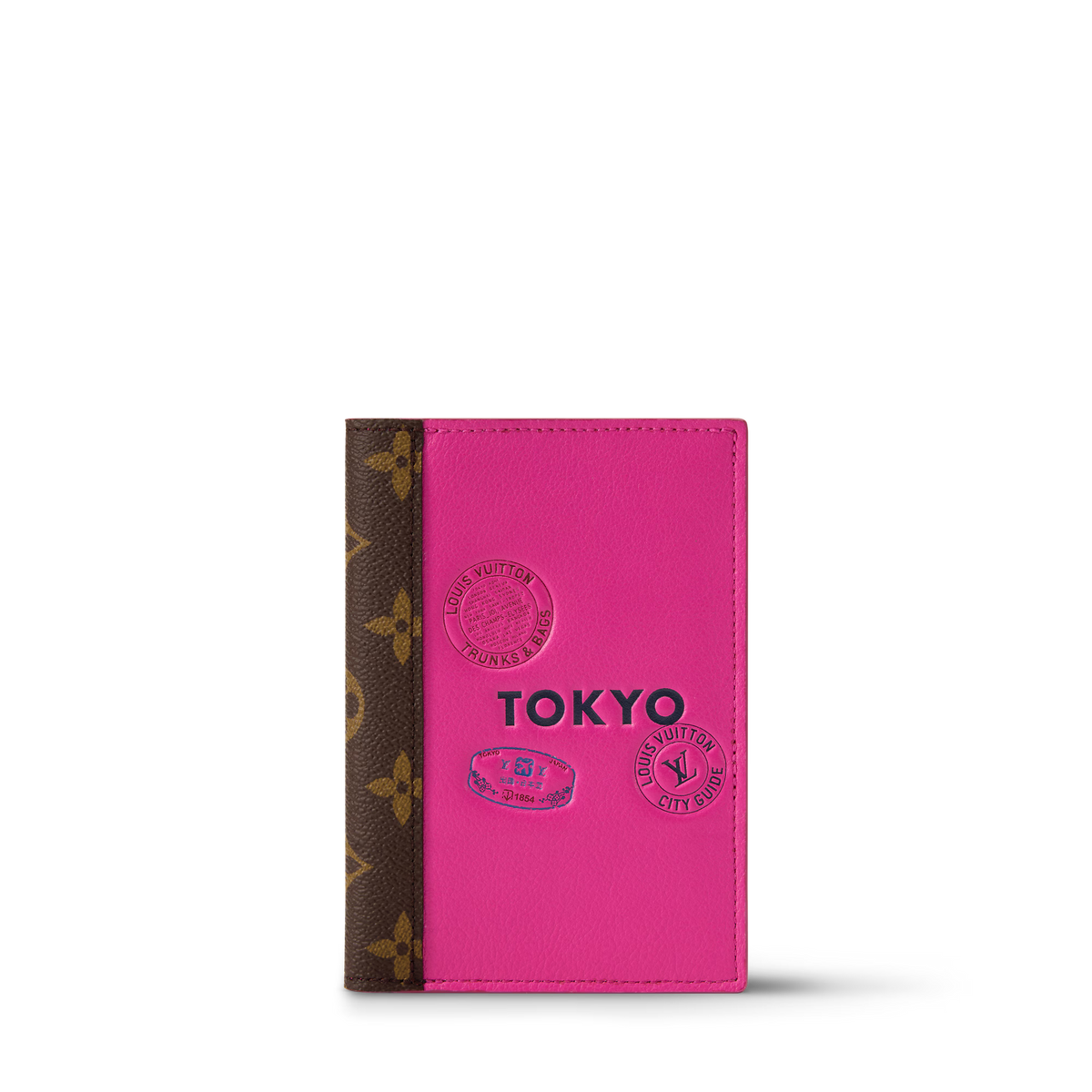 Women's Passport Cover City Guide Cowhide Leather Travel Wallet M29101