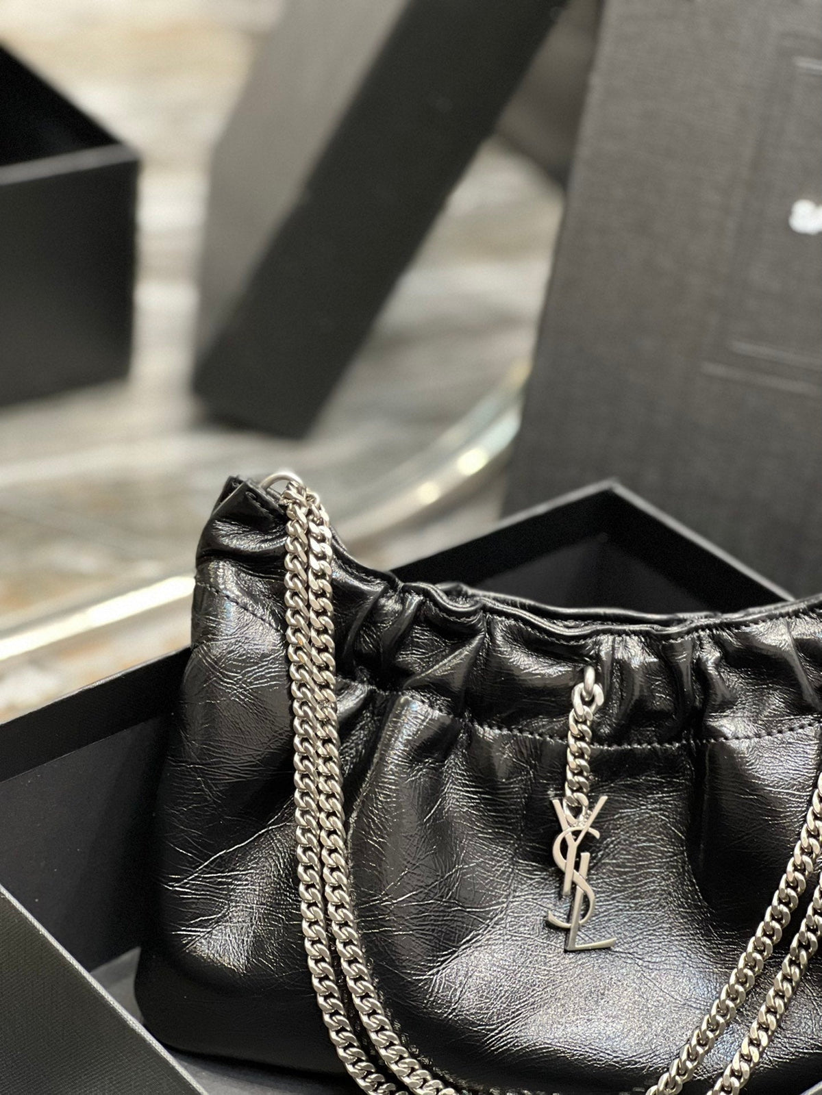 Saint Laurent Paris Mini Bag With Silver Hardware 24cm – product image 3