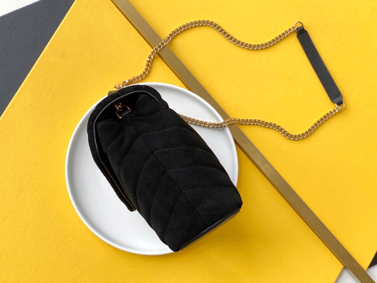 Saint Laurent Loulou Small Chain Bag With Gold Hardware 25cm – product image 3