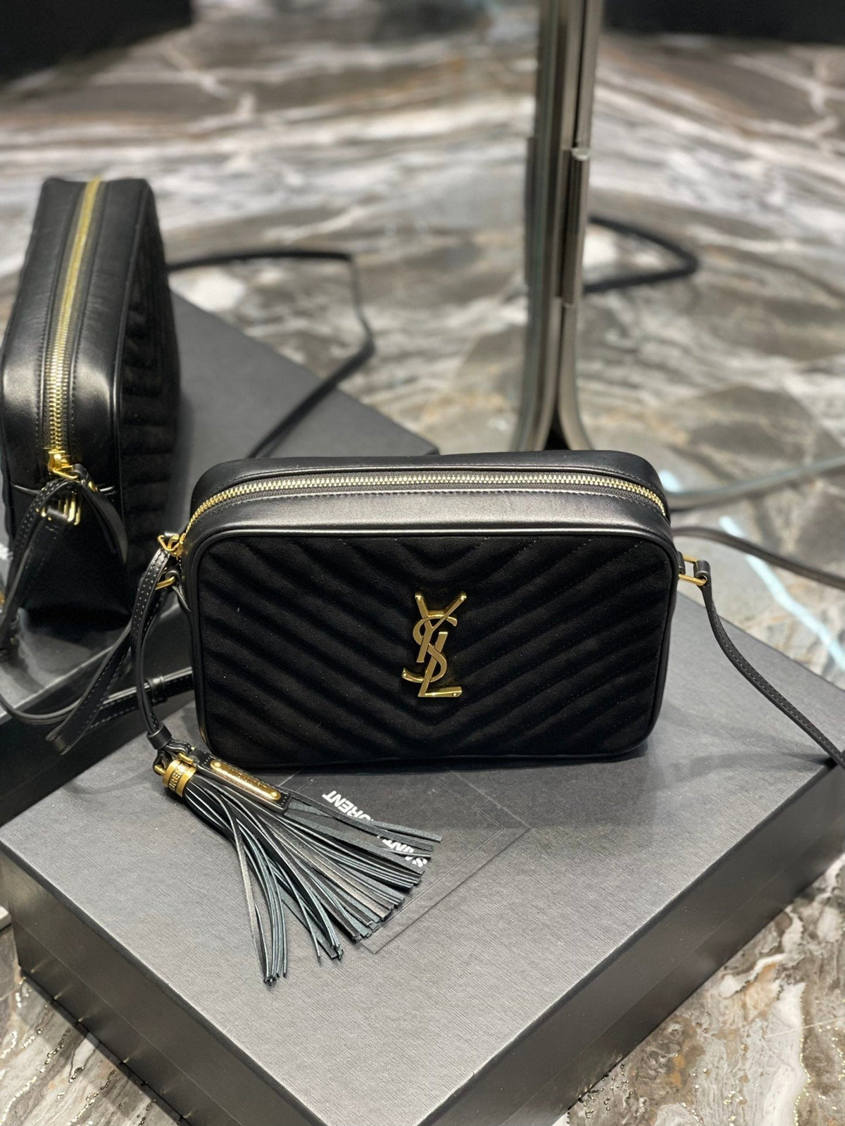 Saint Laurent Lou Camera Bag With Gold Hardware 23cm – product image 3