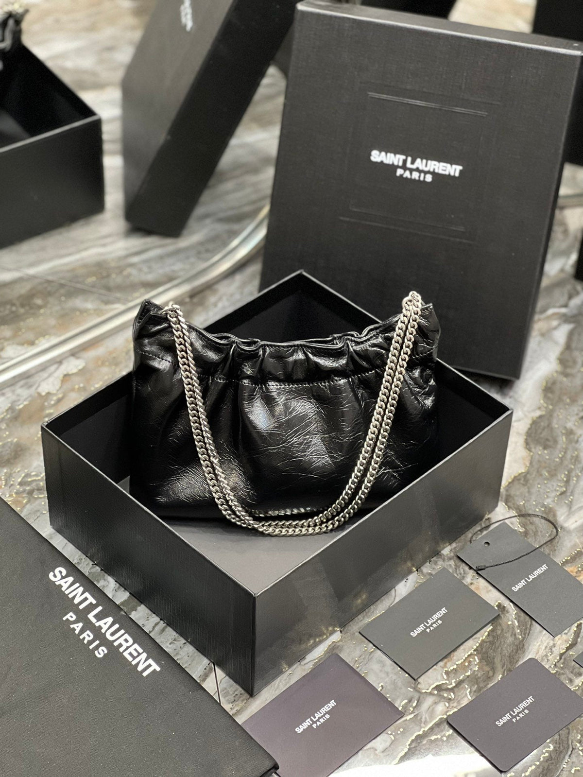 Saint Laurent Paris Mini Bag With Silver Hardware 24cm – product image 4
