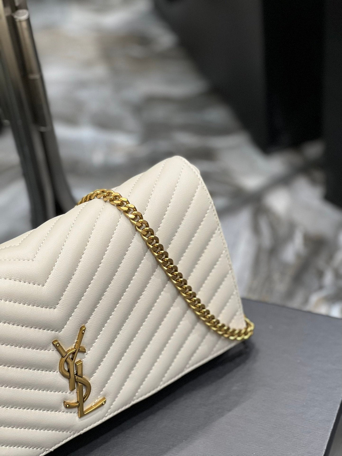 Saint Laurent Kata 99 Chain Bag With Gold Hardware 26cm – product image 4