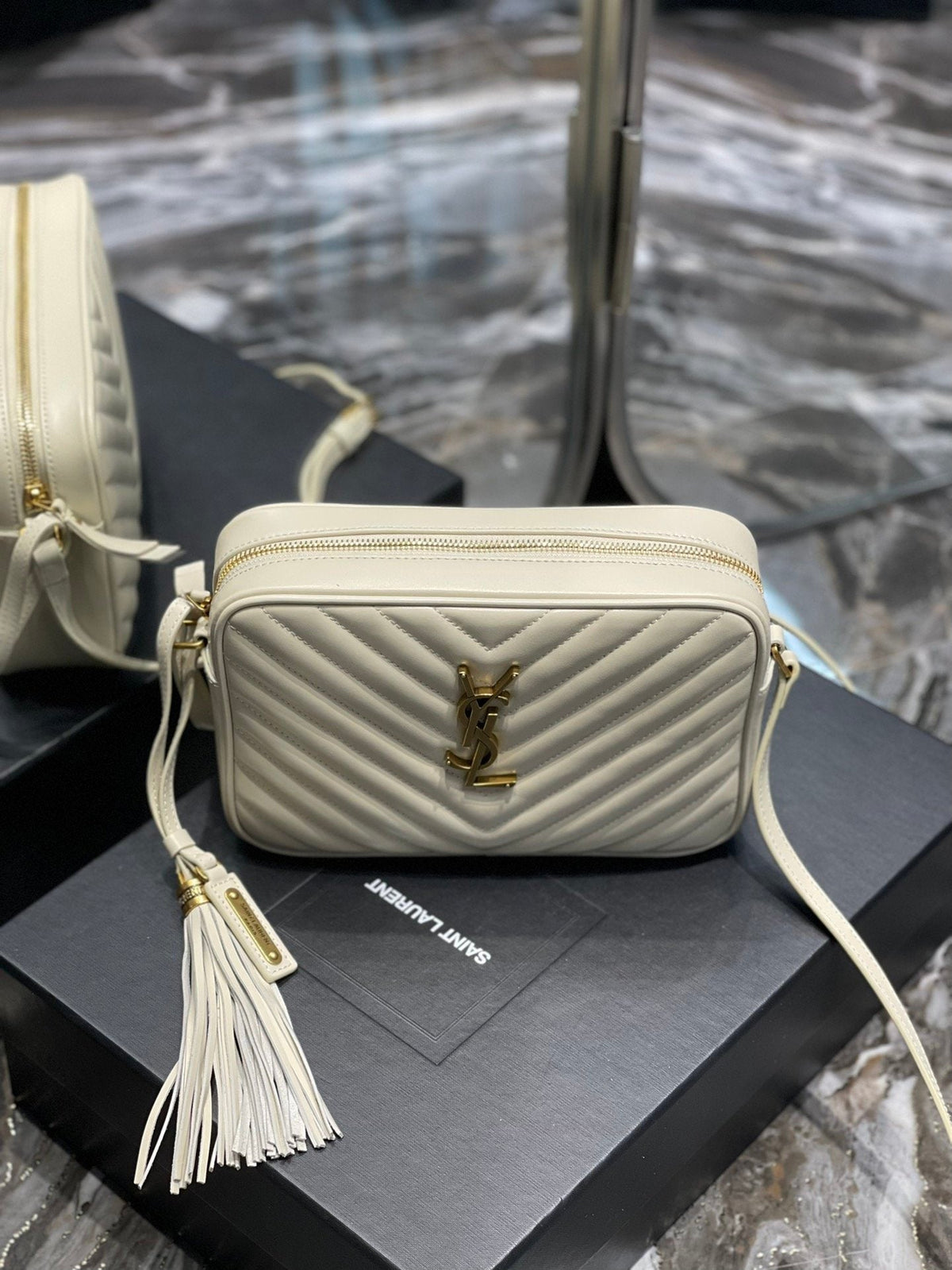 Saint Laurent Lou Camera Bag With Gold Hardware 23cm – product image 4