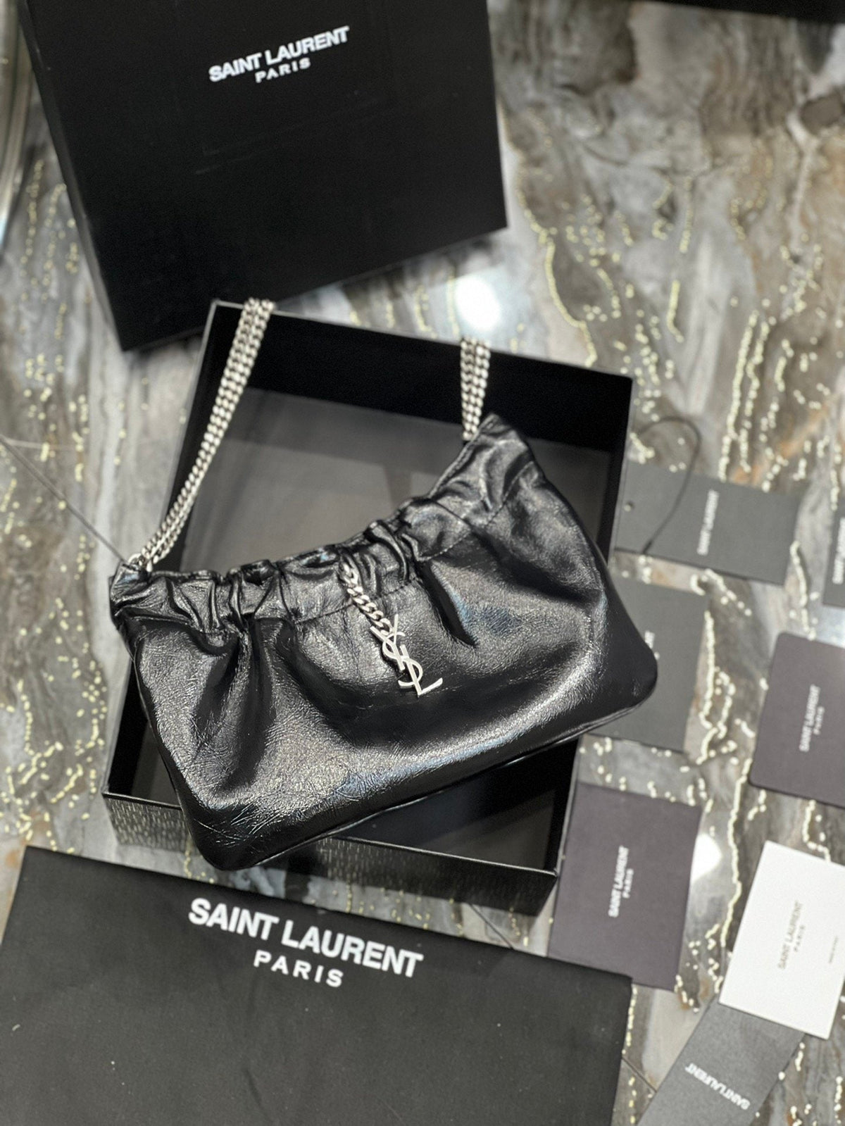 Saint Laurent Paris Mini Bag With Silver Hardware 24cm – product image 5