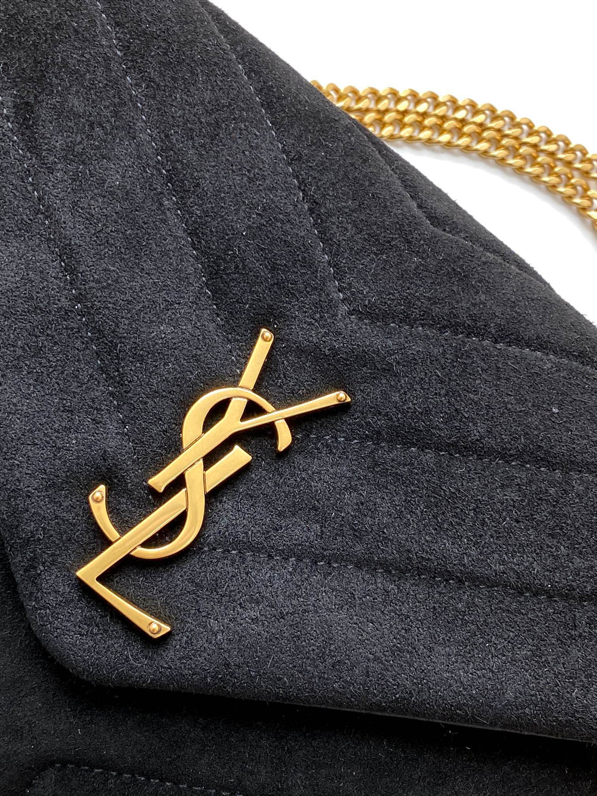 Saint Laurent Loulou Small Chain Bag With Gold Hardware 25cm – product image 5