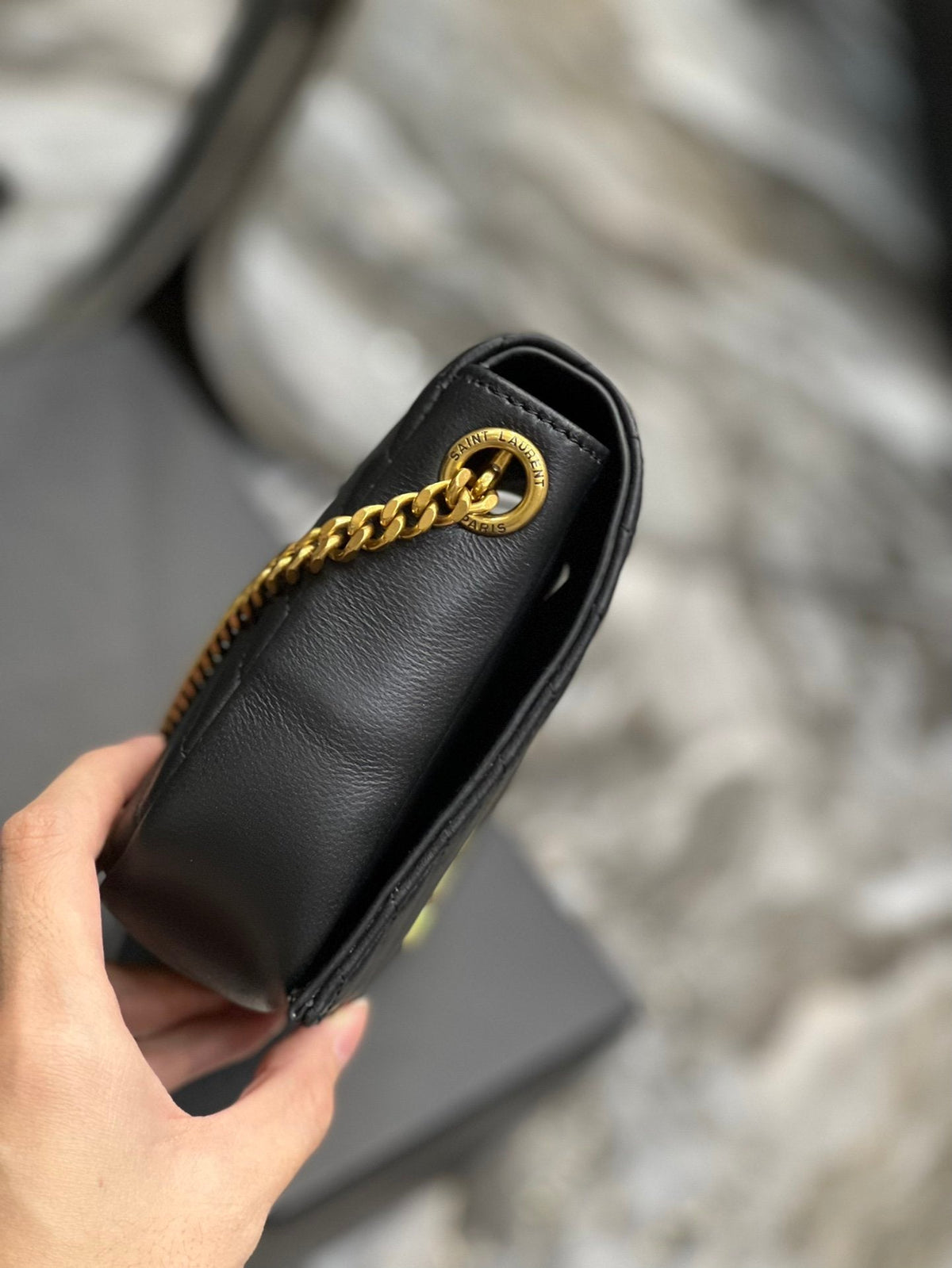 Saint Laurent Kata 99 Chain Bag With Gold Hardware 26cm – product image 6