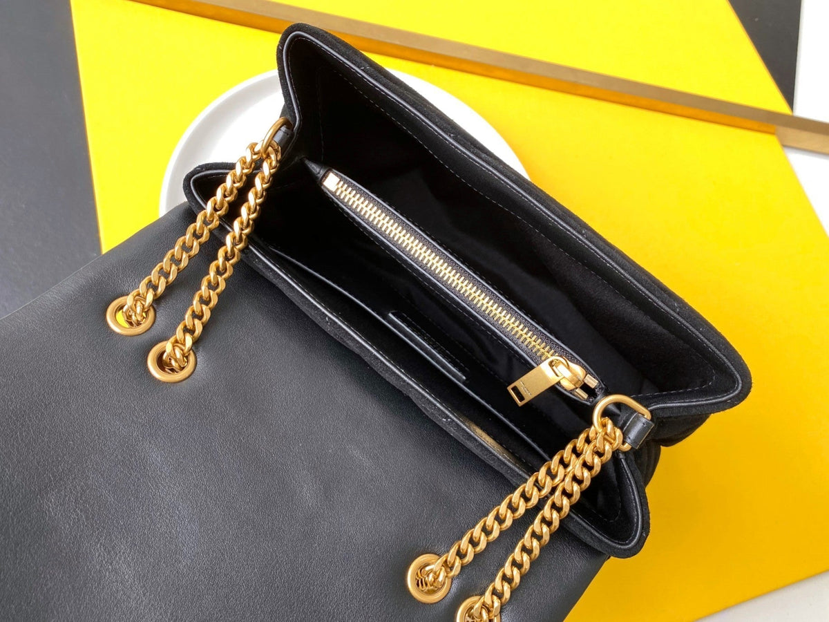 Saint Laurent Loulou Small Chain Bag With Gold Hardware 25cm – product image 6
