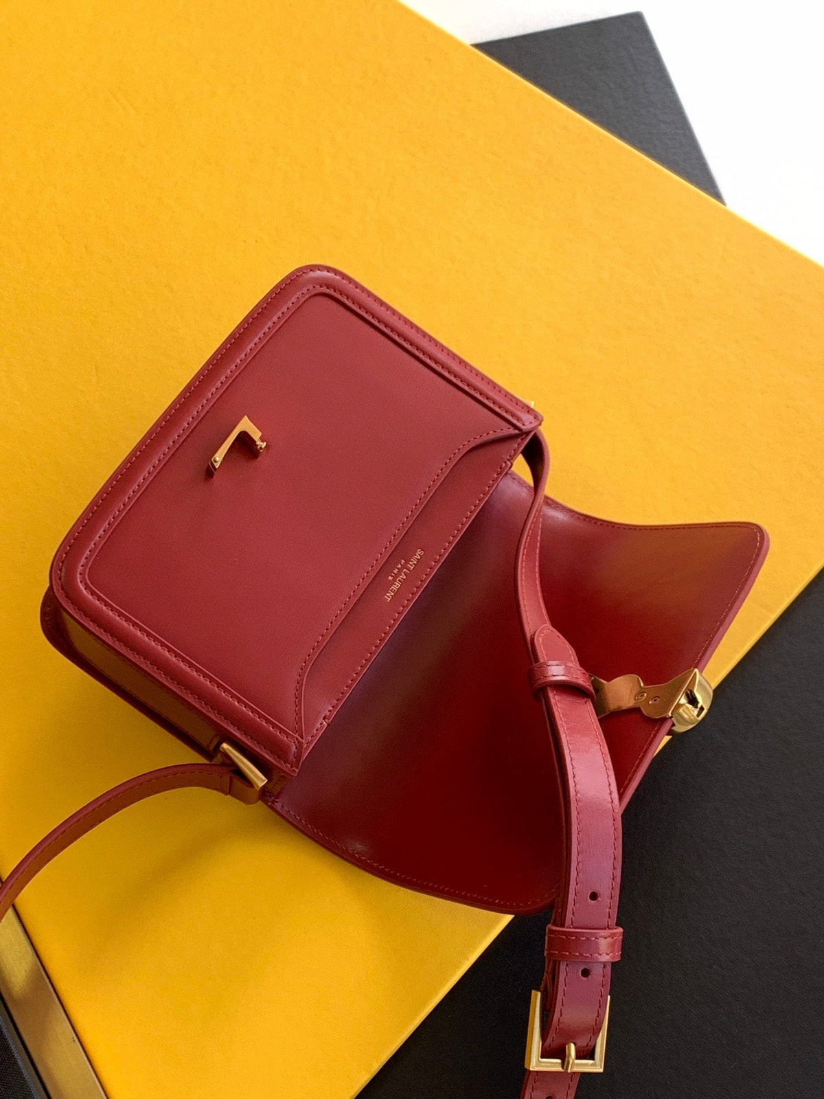 Saint Laurent Solferino Small Satchel With Gold Hardware 19cm – product image 6