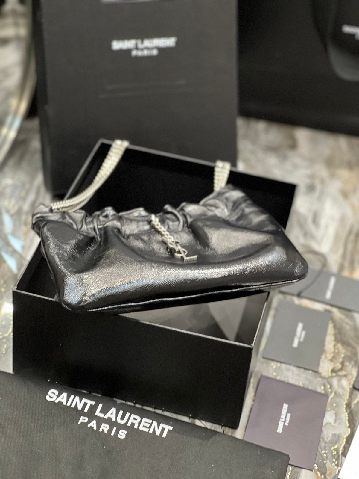 Saint Laurent Paris Mini Bag With Silver Hardware 24cm – product image 6