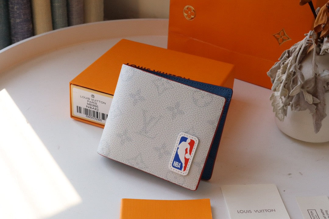 Louis Vuitton Monogram Wallet 12cm Grey