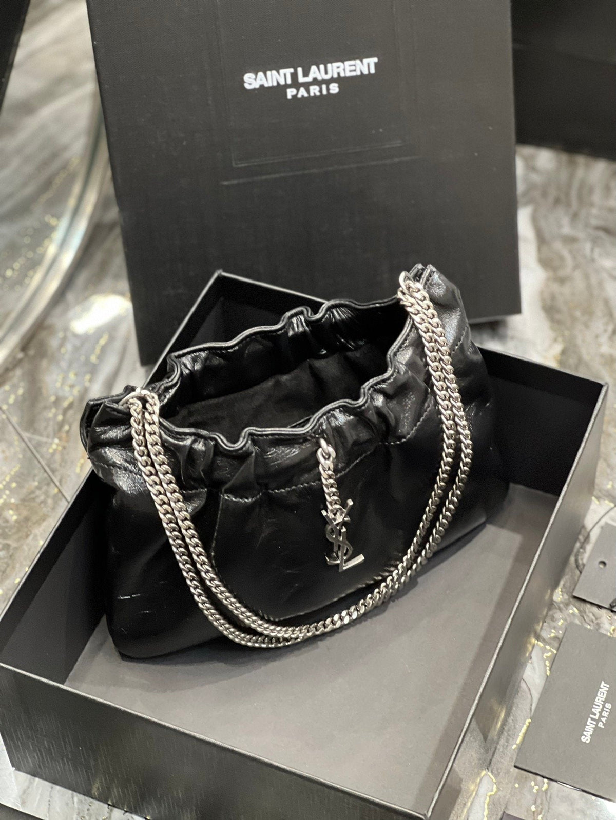 Saint Laurent Paris Mini Bag With Silver Hardware 24cm – product image 7