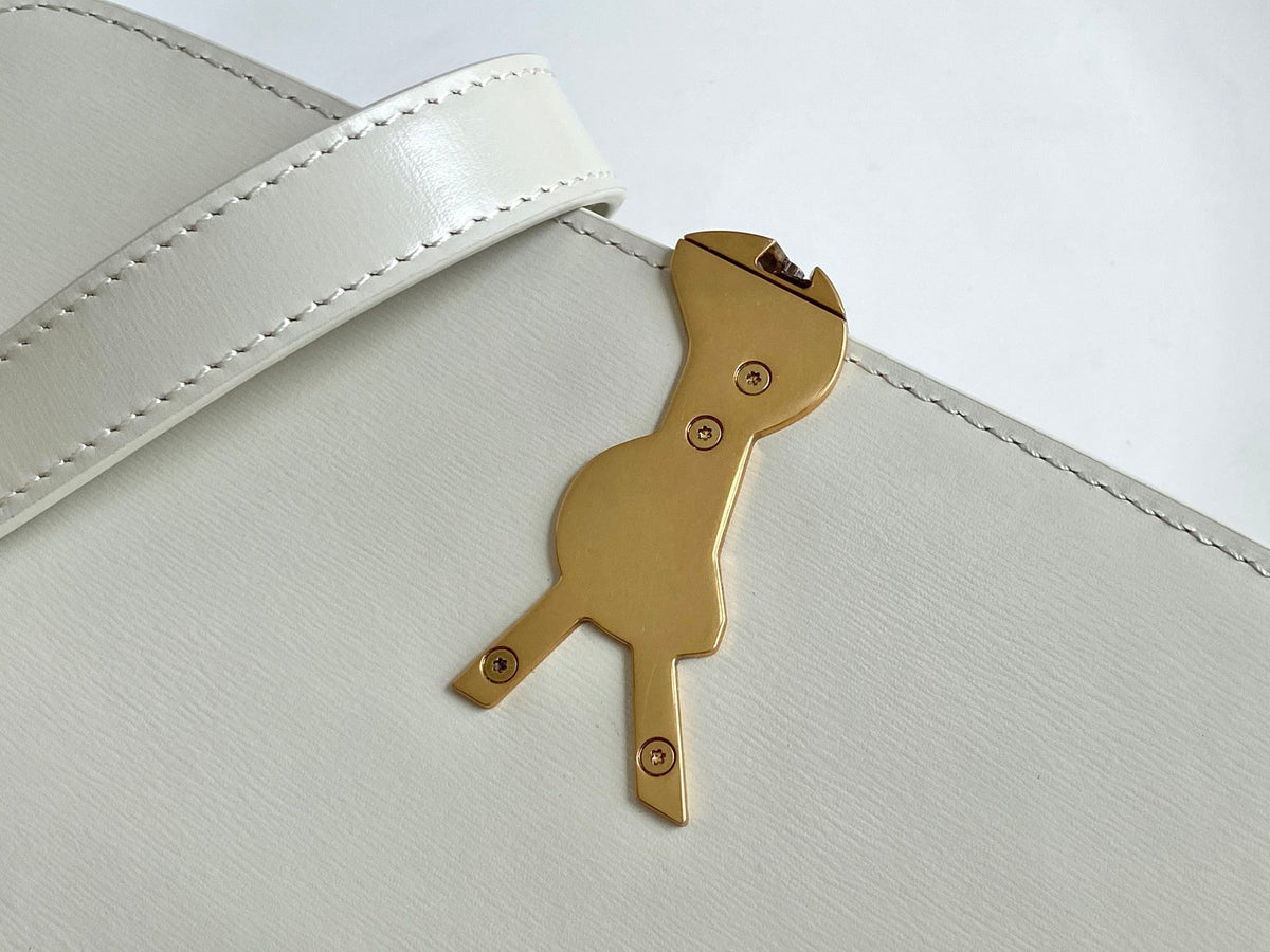 Solferino Medium Satchel With Gold Hardware 23cm