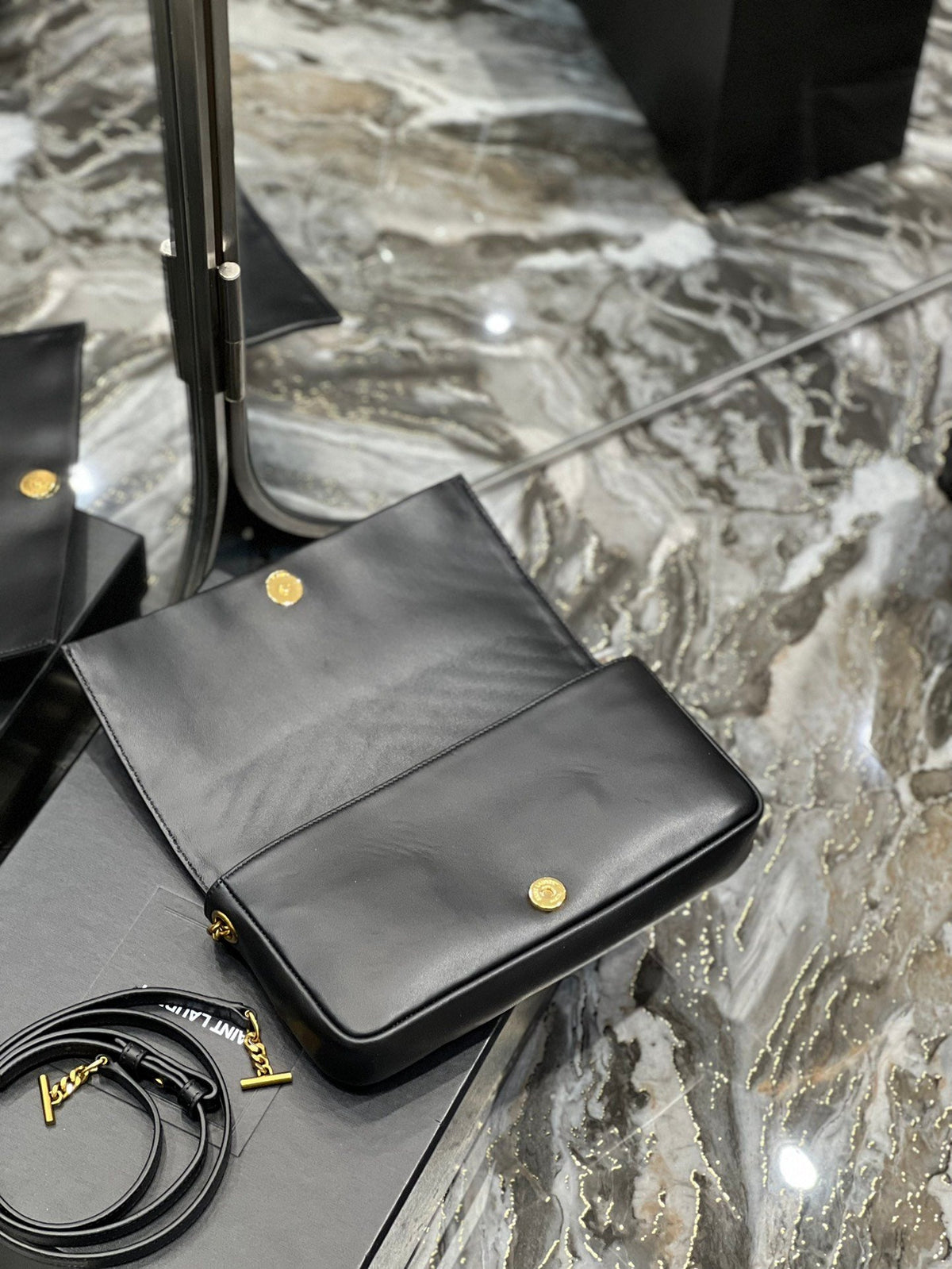 Saint Laurent Kata 99 Chain Bag With Gold Hardware 26cm – product image 8