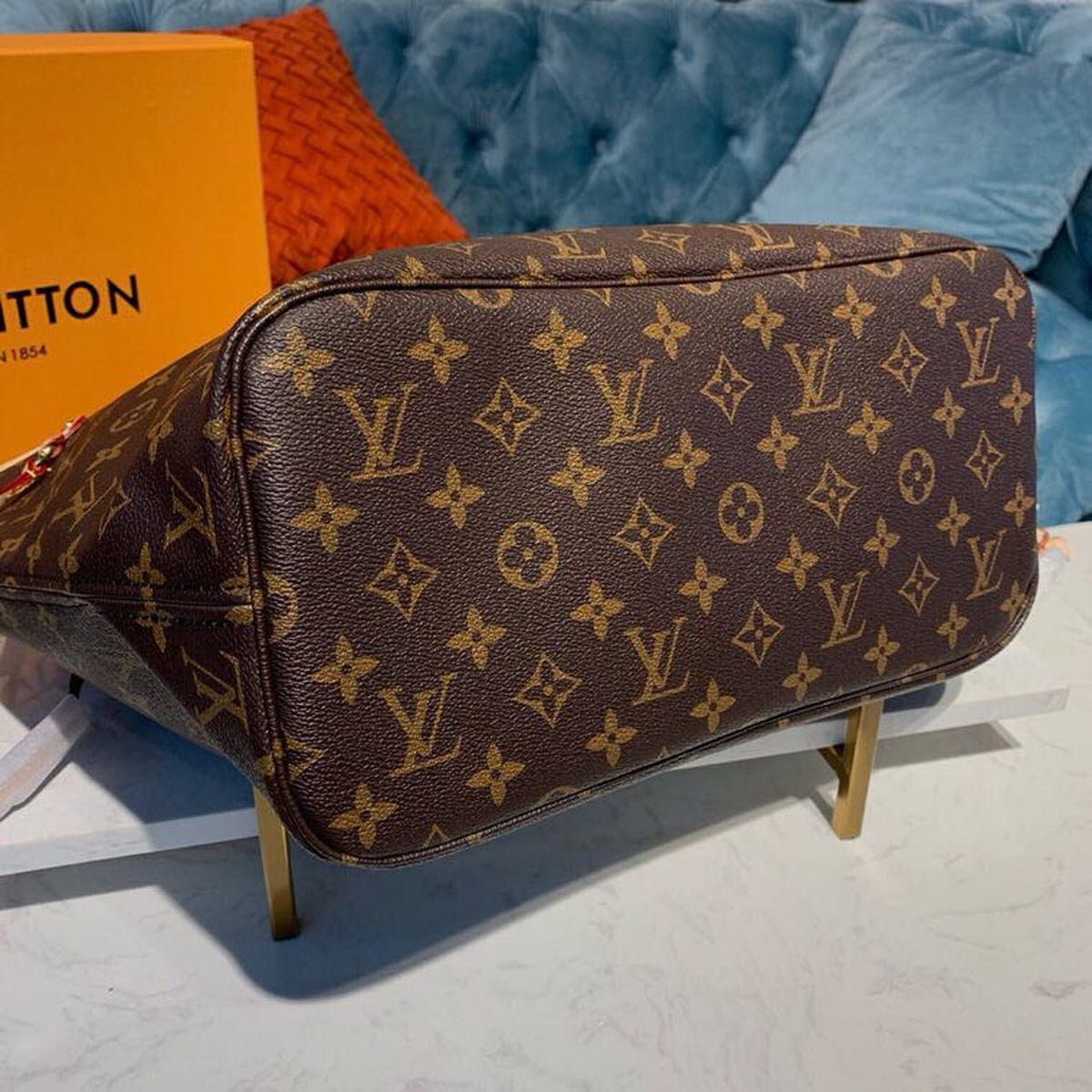 Louis Vuitton Neverfull MM Bag 32cm Monogram Canvas Spring/Summer Collection M40995, Beige – product image 5