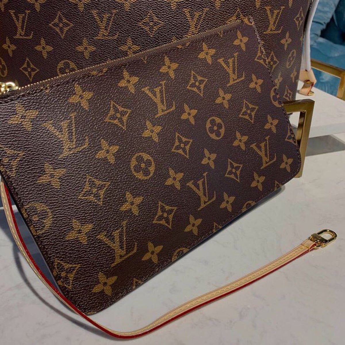 Louis Vuitton Neverfull MM Bag 32cm Monogram Canvas Spring/Summer Collection M40995, Beige – product image 7