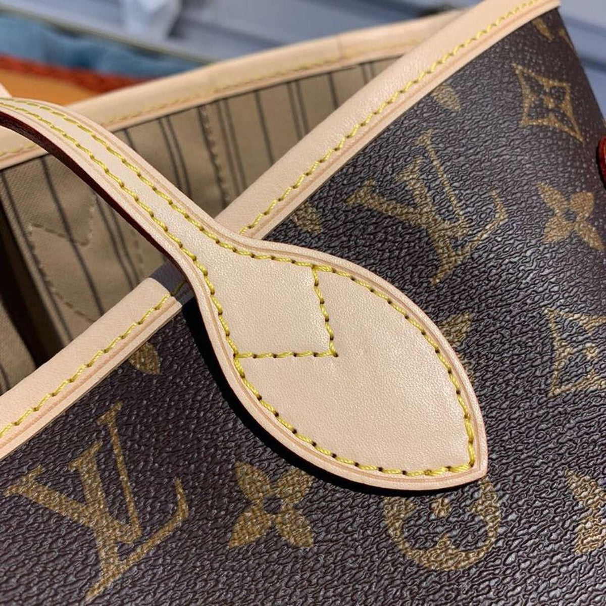 Louis Vuitton Neverfull MM Bag 32cm Monogram Canvas Spring/Summer Collection M40995, Beige – product image 9