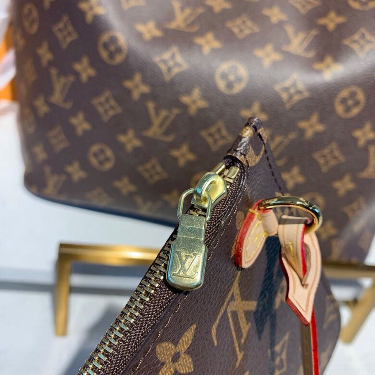 Louis Vuitton Neverfull MM Bag 32cm Monogram Canvas Spring/Summer Collection M40995, Beige – product image 11