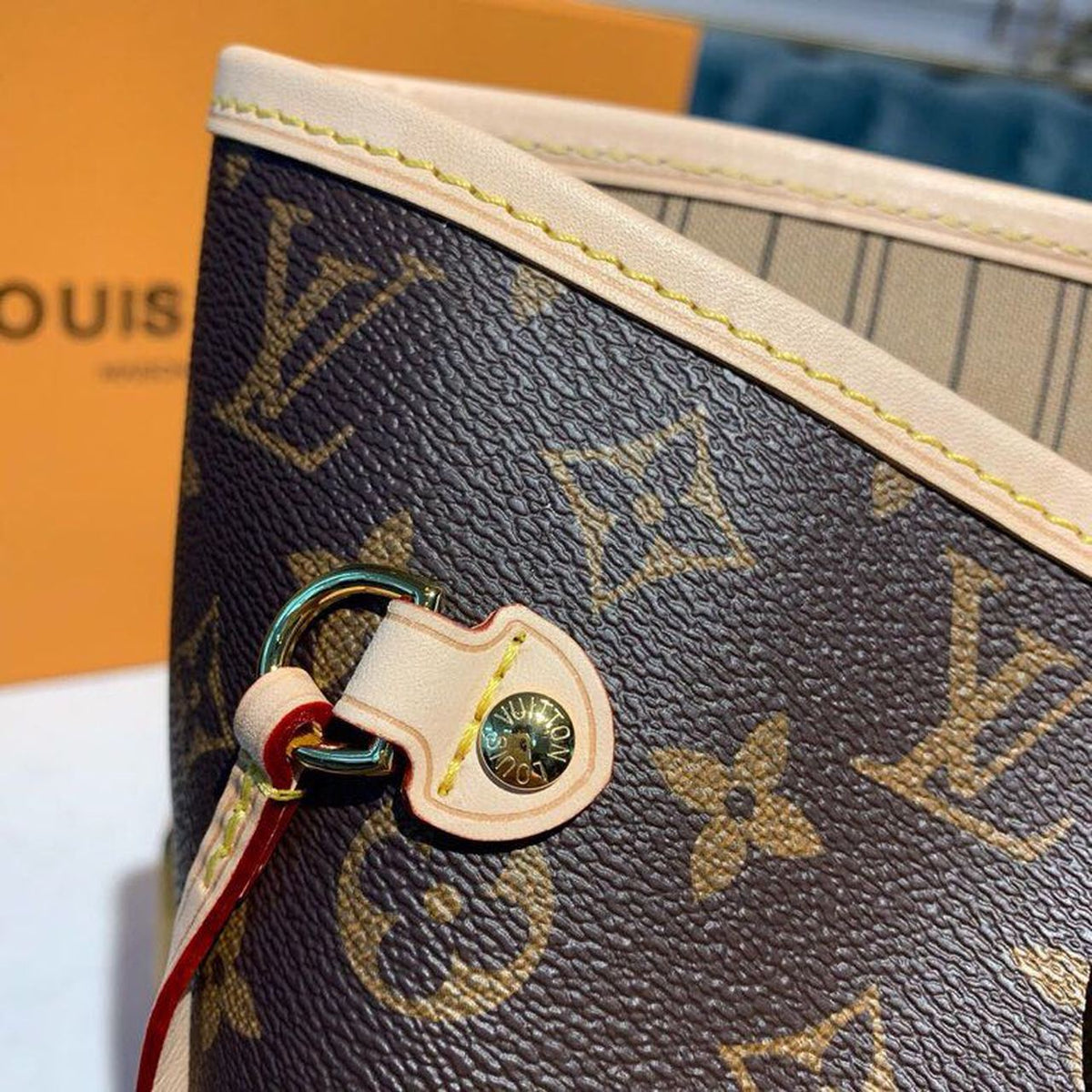 Louis Vuitton Neverfull MM Bag 32cm Monogram Canvas Spring/Summer Collection M40995, Beige – product image 12