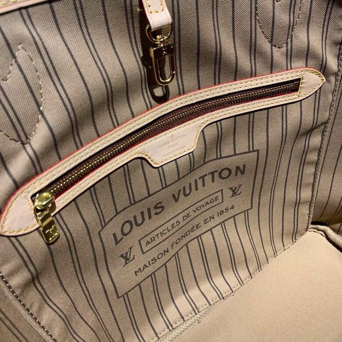Louis Vuitton Neverfull MM Bag 32cm Monogram Canvas Spring/Summer Collection M40995, Beige – product image 15