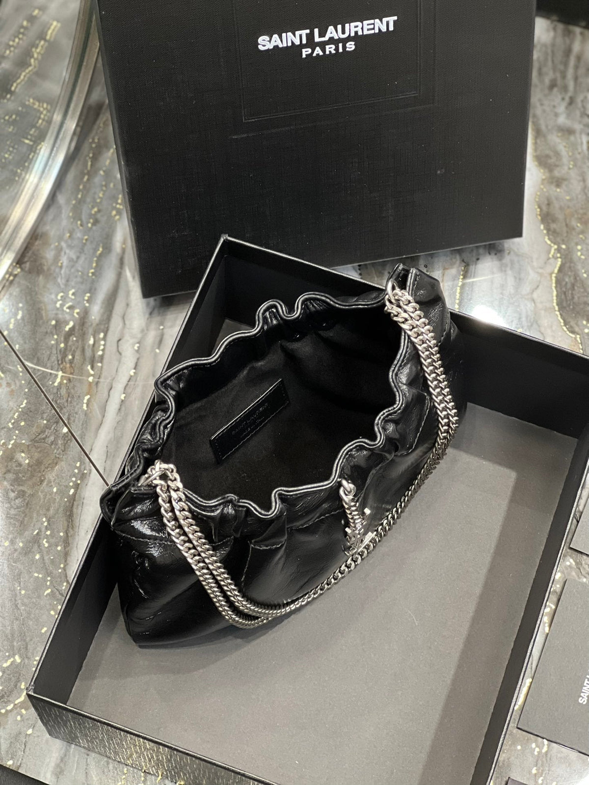 Saint Laurent Paris Mini Bag With Silver Hardware 24cm – product image 9
