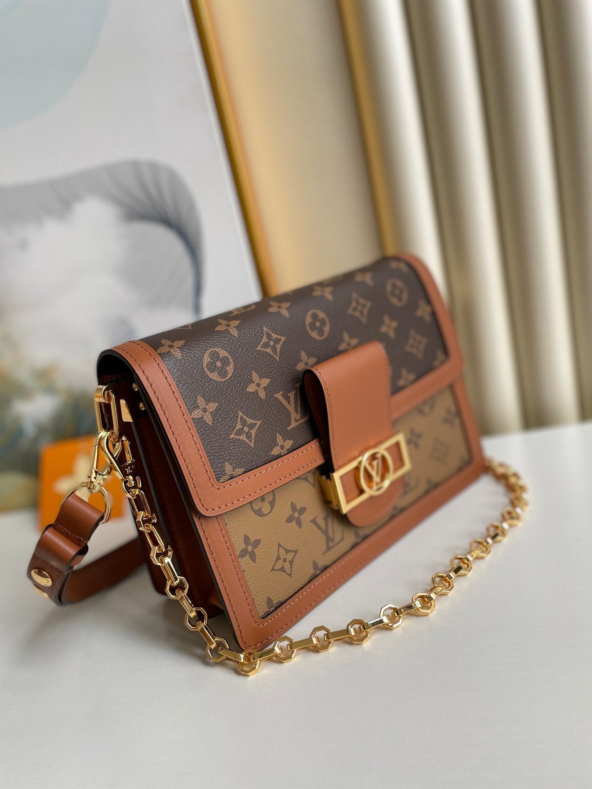 Louis Vuitton Dauphine MM Monogram And Monogram Reverse Canvas By Nicolas Ghesquière For The Cruise Collection, Women’s…
