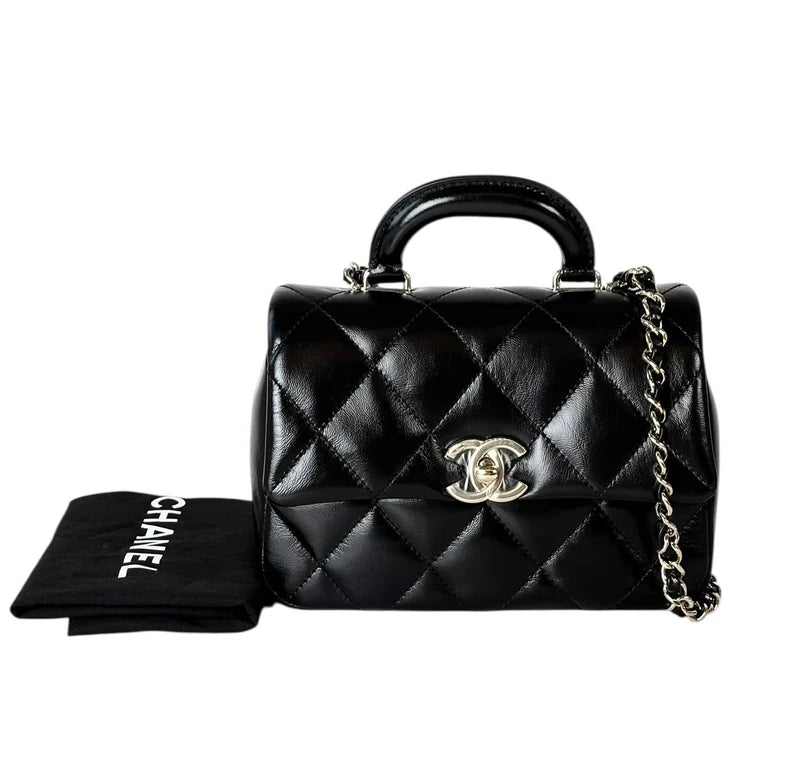 Classic Mini Flap Bag 19CM Black