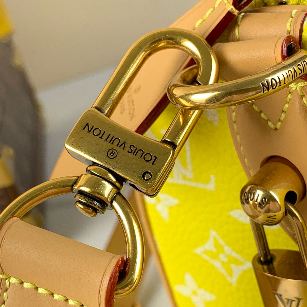 Speedy P9 Bandoulière 25 in Yellow Monogram Calfskin