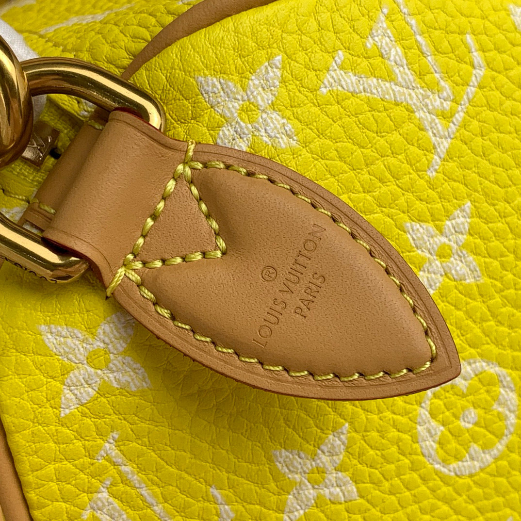 Speedy P9 Bandoulière 25 in Yellow Monogram Calfskin