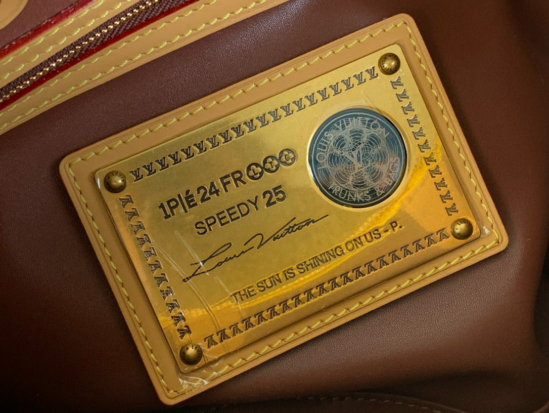 Speedy P9 Bandoulière 25 in Yellow Monogram Calfskin