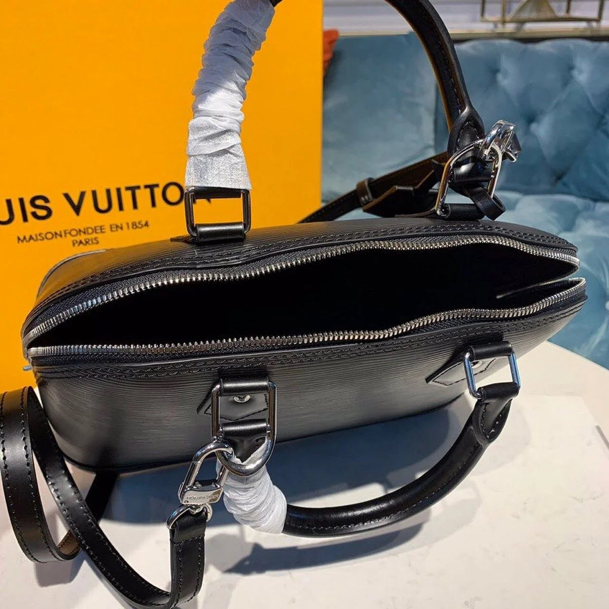 Louis Vuitton Alma PM Bag 32cm Epi Leather M40302 Black