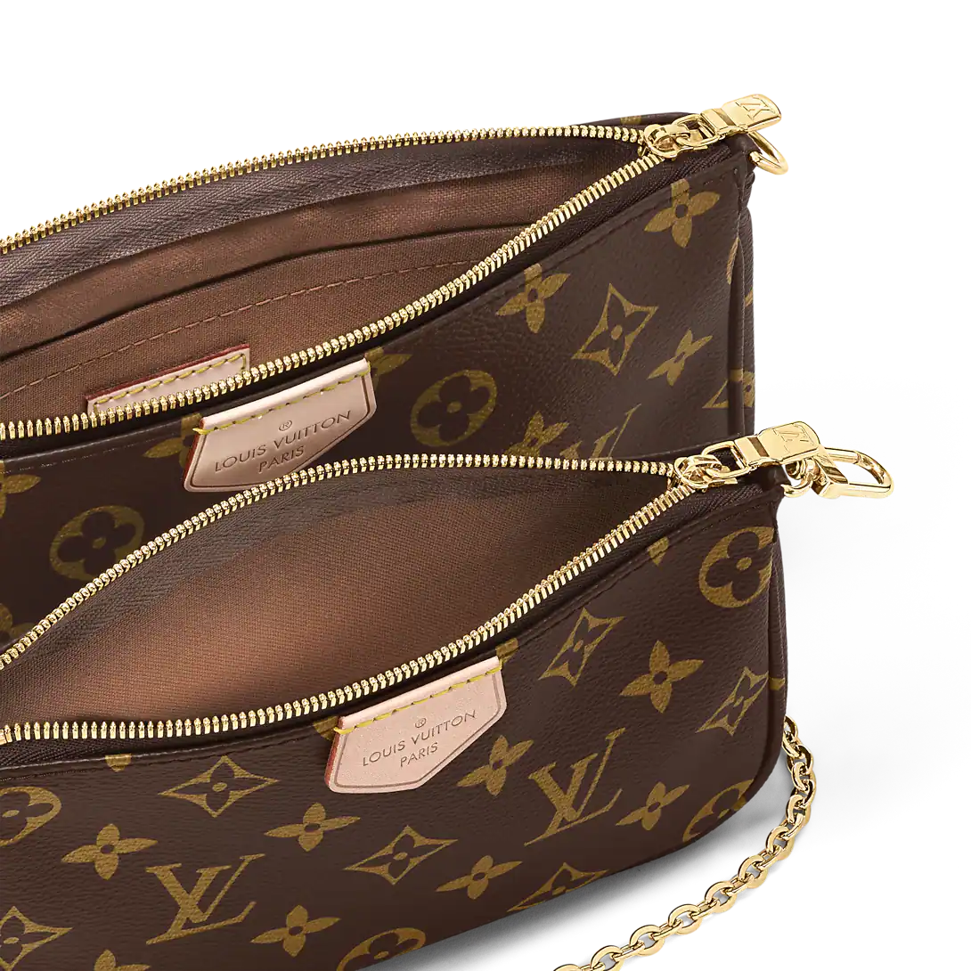 Louis Vuitton Multi Pochette Accessoires Monogram Canvas M44840 Rose Clair