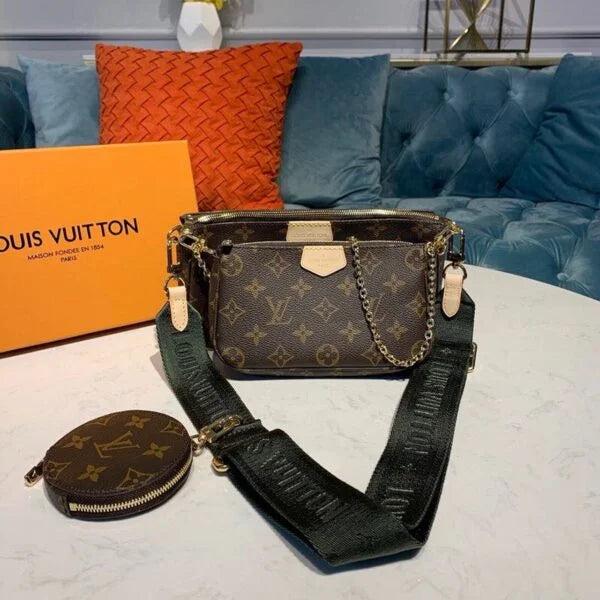 Louis Vuitton Multi Pochette Accessoires Monogram Canvas M44813 Khaki