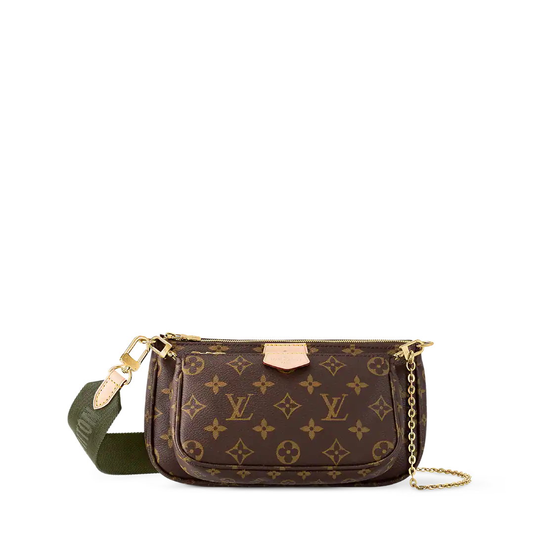 Louis Vuitton Multi Pochette Accessoires Monogram Canvas M44813 Khaki