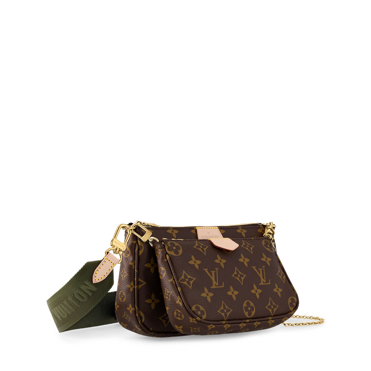 Louis Vuitton Multi Pochette Accessoires Monogram Canvas M44813 Khaki