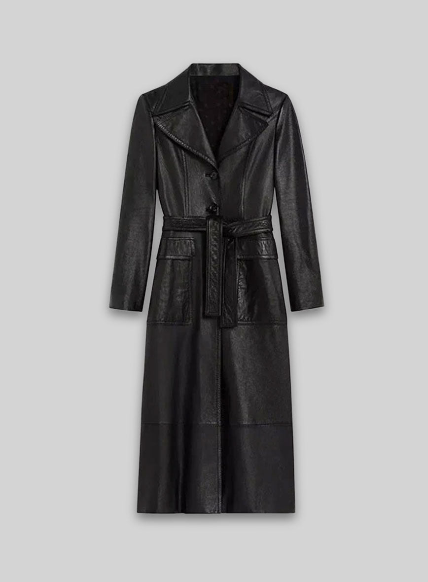 Jacketcart Alpine Leather Long Coat