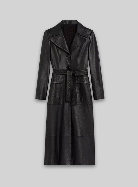 Jacketcart Alpine Leather Long Coat