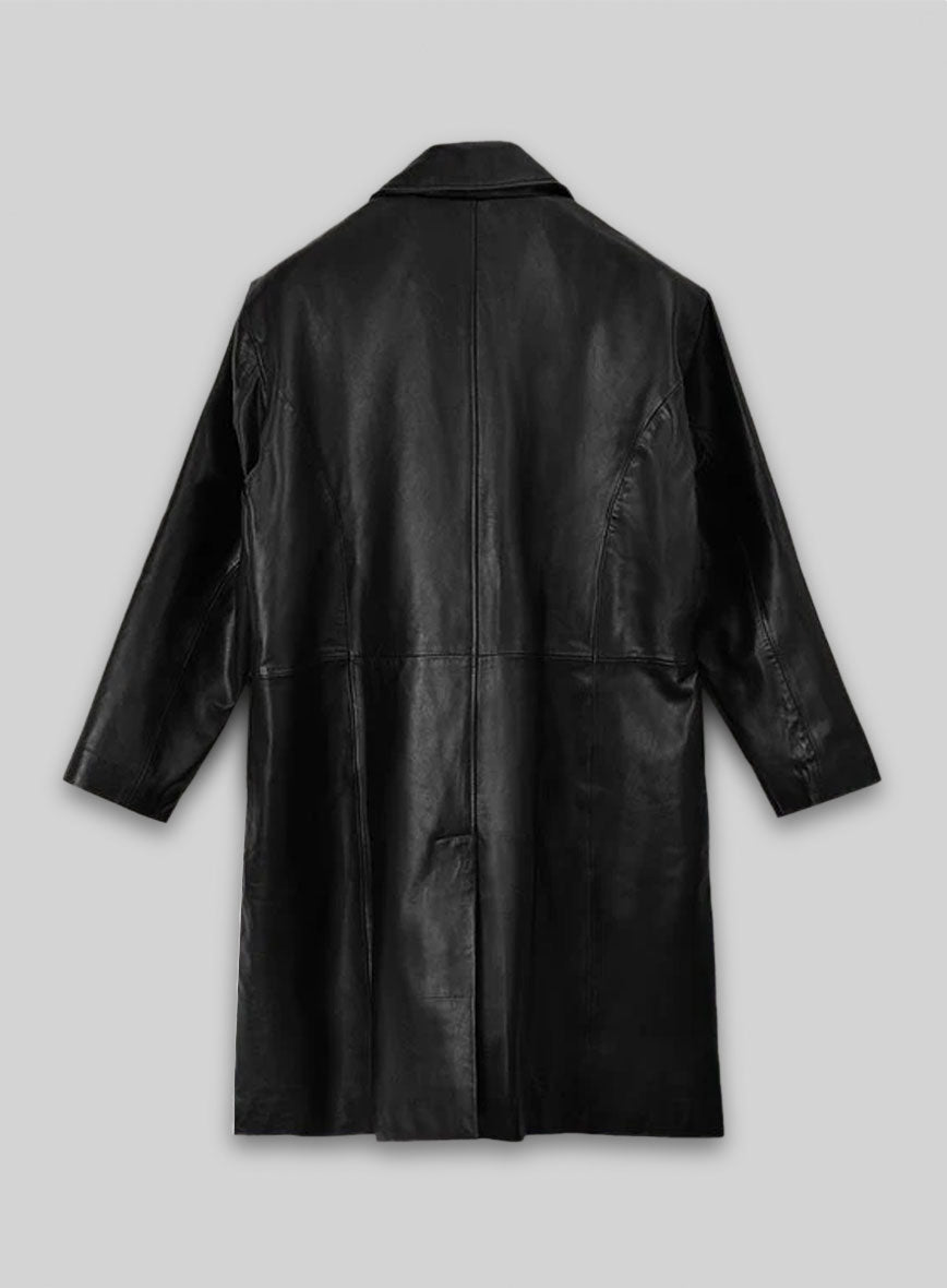 Jacketcart Bold Leather Long Coat