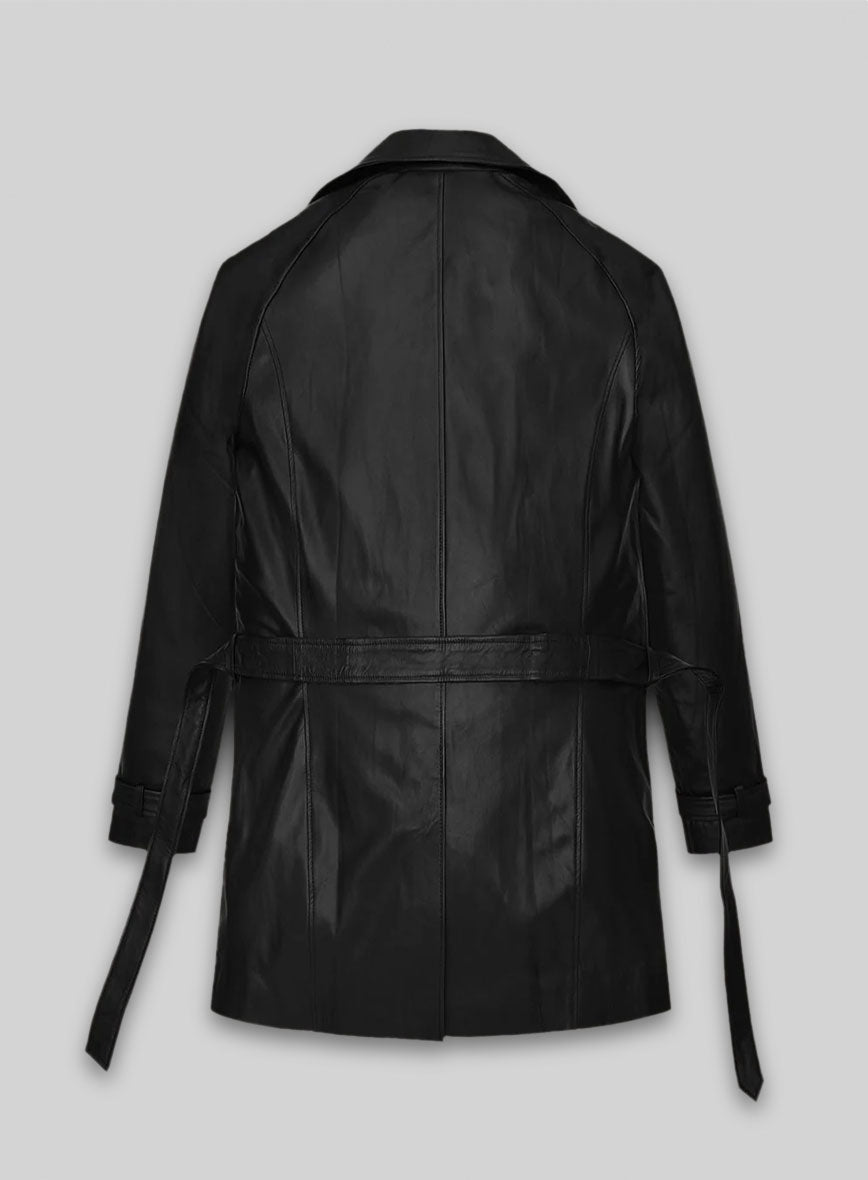 Jacketcart Classic Leather Long Coat